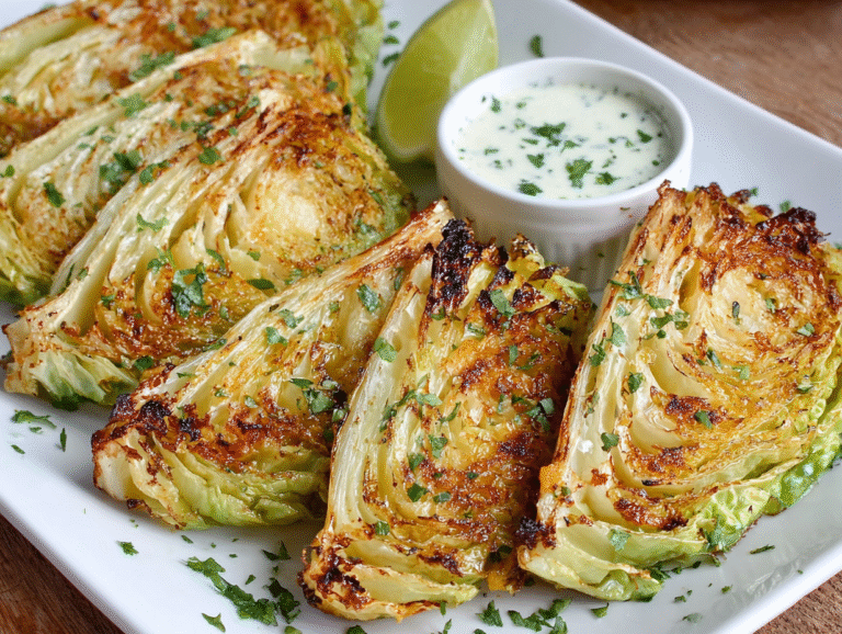 Crispy Air Fryer Cabbage Wedges: The 15-Minute Side That Steals the Whole Plate