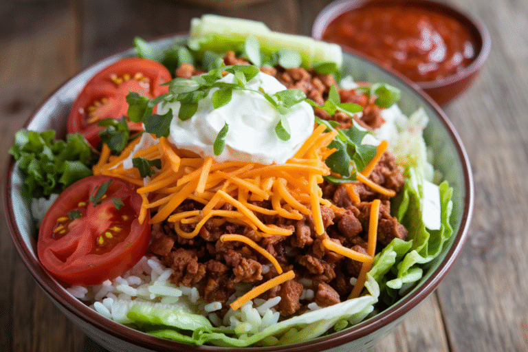 Easy Taco Rice Bowl: The 20-Minute Flavor Bomb Your Weeknight’s Been Begging For
