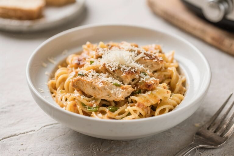 Slow Cooker Parmesan Chicken Pasta That Breaks the “Boring Dinner” Cycle (Set It, Forget It, Love It)