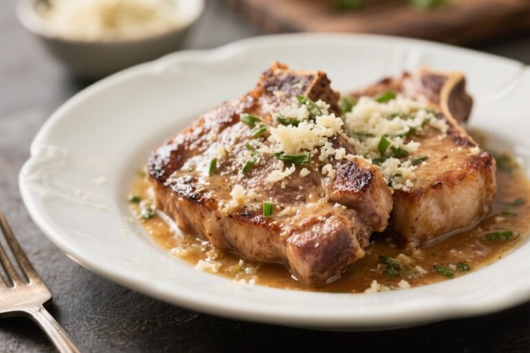 Slow Cooker Pork Chops with Garlic Parmesan Sauce That Taste Like a Restaurant Flex