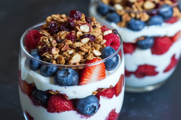 Stop Scrolling: The Greek Yogurt Parfait with Berries & Homemade Granola That Turns Breakfast into a Power Move