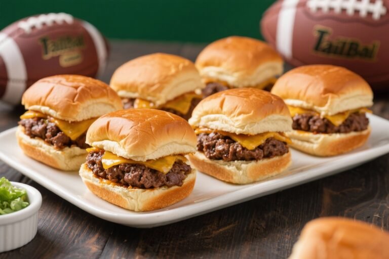7 Football Tailgate Sliders with Beef: The Unstoppable, Crowd-Devouring Game Day Lineup