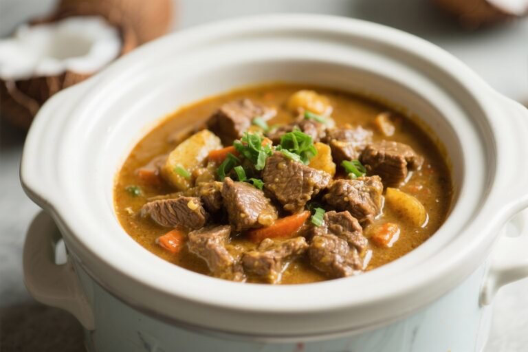 Slow Cooker Beef Coconut Curry: The Set-It-and-Forget-It Dinner That Tastes Like a Vacation