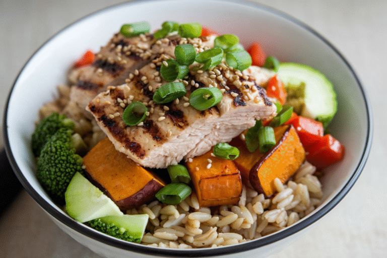 Healthy Chicken & Sweet Potato Rice Bowl: The Ridiculously Tasty Meal Prep You’ll Actually Crave
