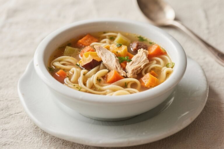 Chicken Noodle Soup with Fall Vegetables That Tastes Like a Warm Hug (And Wins Weeknight Dinner)
