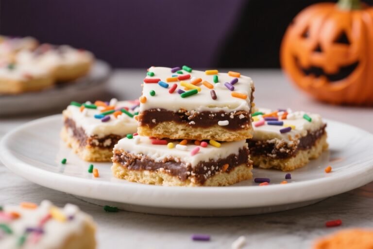 These Halloween Sugar Cookie Bars with Sprinkles Are the Party Hero You Didn’t Know You Needed