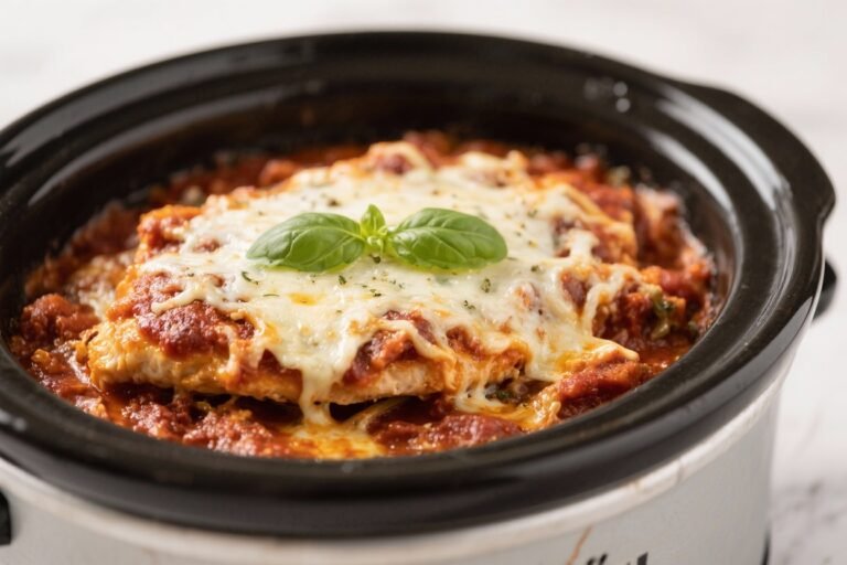 Crockpot Parmesan Chicken That Practically Cooks Itself (But Tastes Like Nonna Was Hovering)