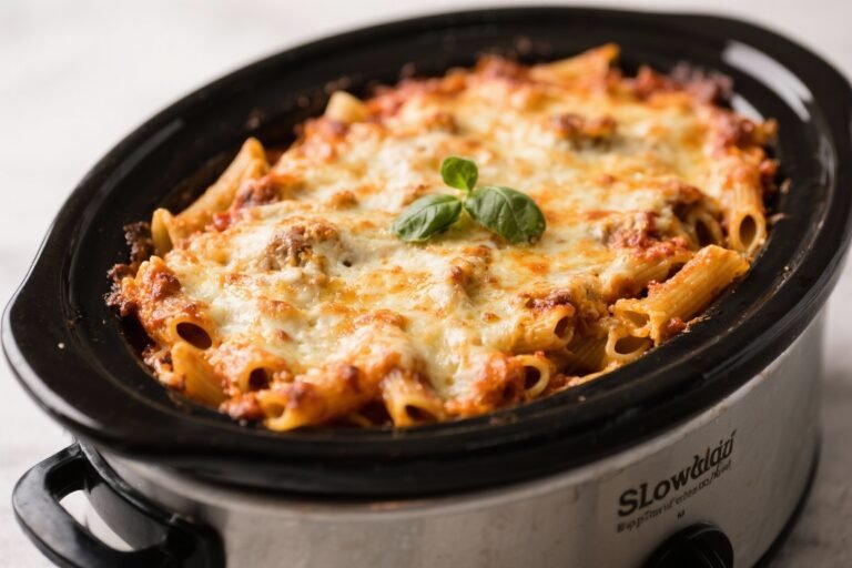 Slow Cooker Baked Ziti That Practically Cooks Itself (And Tastes Like a Restaurant Flex)