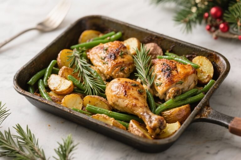 Ultimate One-Pan Christmas Chicken and Potatoes with Rosemary