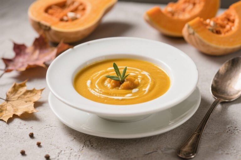 Cozy Autumn Butternut Squash Soup – Creamy, Comforting, and Easy