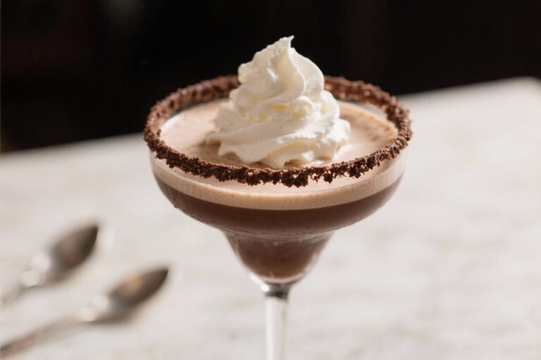 Hot Cocoa Martini With Whipped Cream – An Easy, Grown-Up Treat