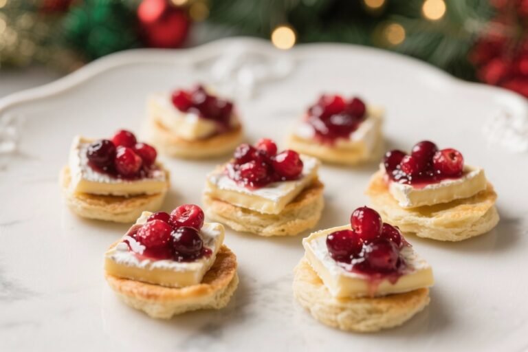 The Best Cranberry Brie Bites – Simple Christmas Eve Appetizers