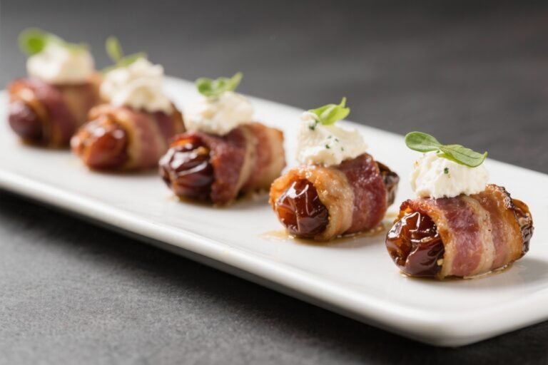 Bacon-Wrapped Dates With Goat Cheese Appetizer – Sweet, Salty, and Crowd-Pleasing