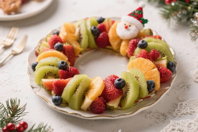Christmas Fruit Wreath