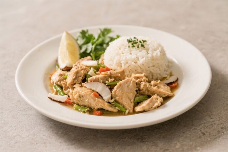 Coconut Chicken and Rice – Creamy, Comforting, Weeknight-Friendly