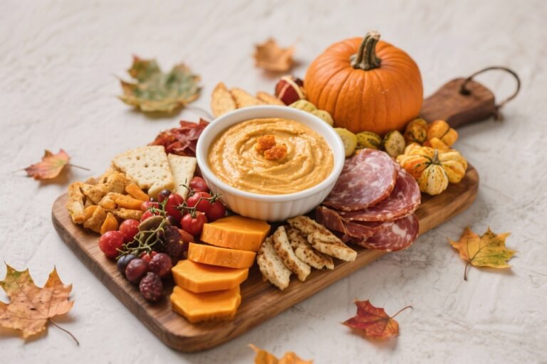 Fall Harvest Charcuterie Board With Pumpkin Dip – Cozy, Seasonal, and Easy