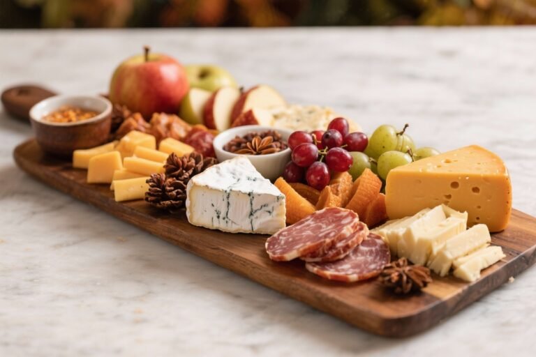 Ultimate Thanksgiving Charcuterie Board With Cheeses and Fruits