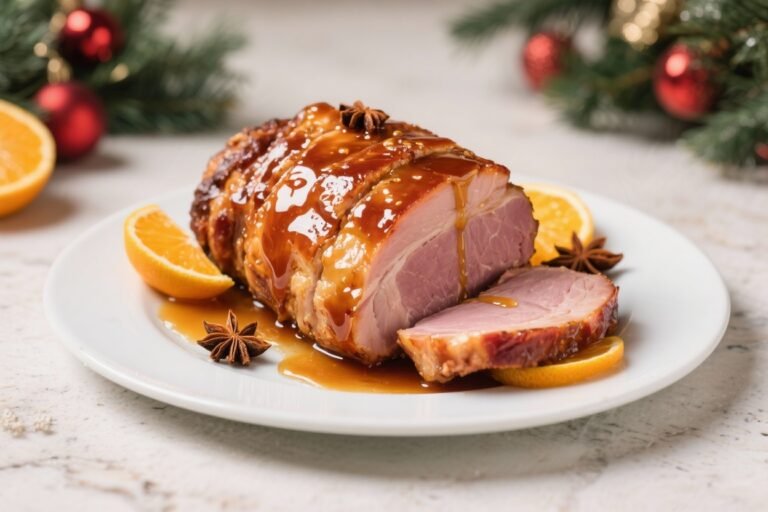 Honey Glazed Christmas Ham With Orange – A Simple, Festive Centerpiece
