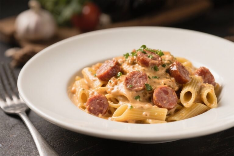 Creamy Smoked Sausage Pasta — Cozy, Satisfying, and Weeknight-Friendly