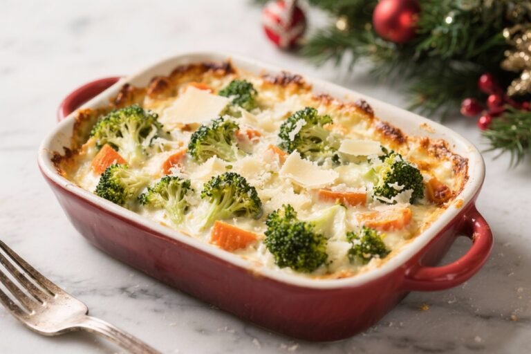 Simple Christmas Veggie Bake With Broccoli – Easy and Quick Comfort