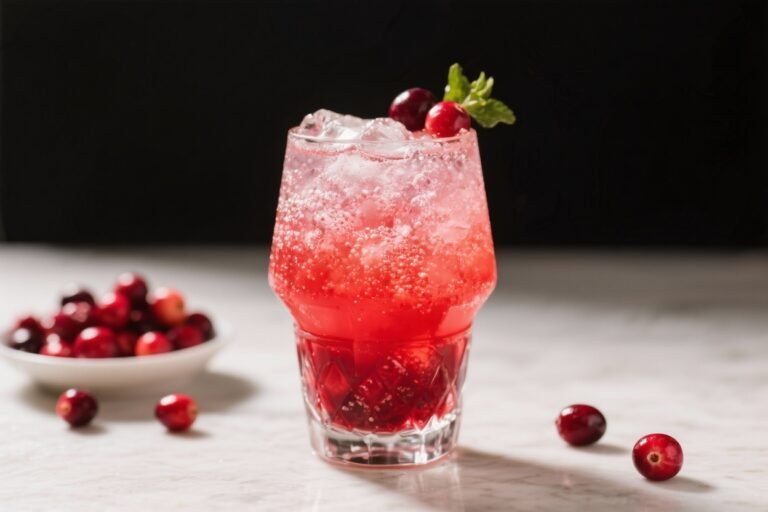 The Ultimate Sparkling Cranberry Punch – Bright and Bubbly