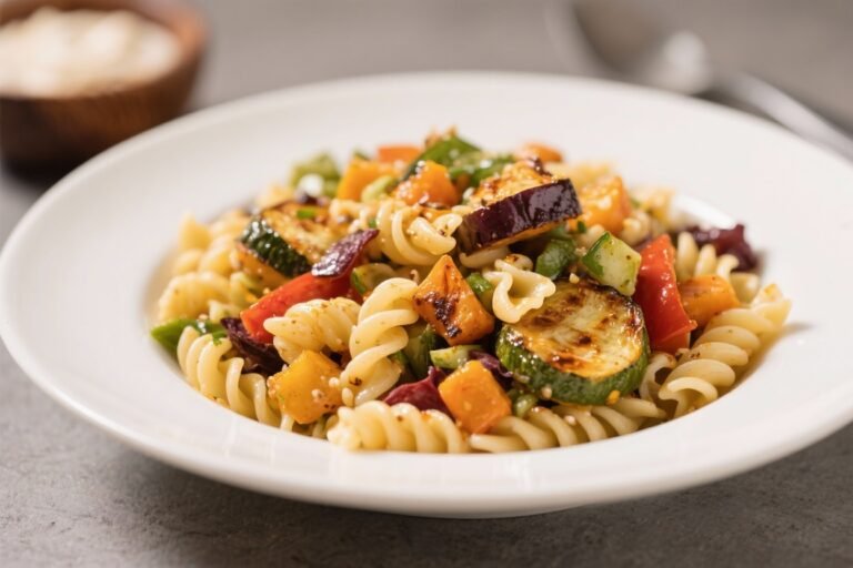 Fall Harvest Pasta Salad With Roasted Veggies – A Colorful Bowl