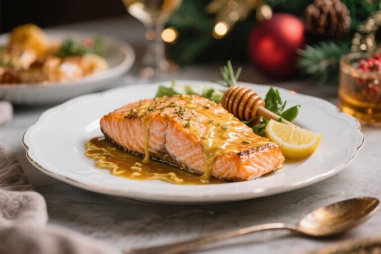 Baked Salmon Christmas Dinner
